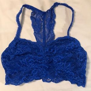 PINK Blue Bralette